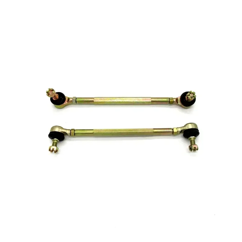 For 1pair 200MM-250MM M10 Steering Shaft Tie Rod with Tie Rod Ball Joint  for 4 wheel kart modification ATV 50cc-250cc M10