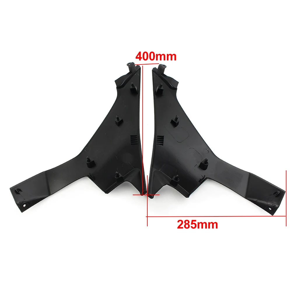 2Pcs Motorcycle Seat Side Fairing Cowl Panel Cover For Kawasaki Ninja 400 EX400​2018 2019 2020 Black