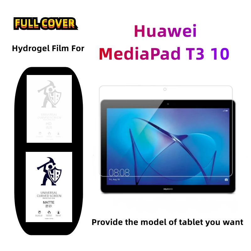 

2pcs Matte Hydrogel Film For Huawei MediaPad T3 10 HD Screen Protector For MediaPad T3 10 Frosted/Clear Full Cover Protection