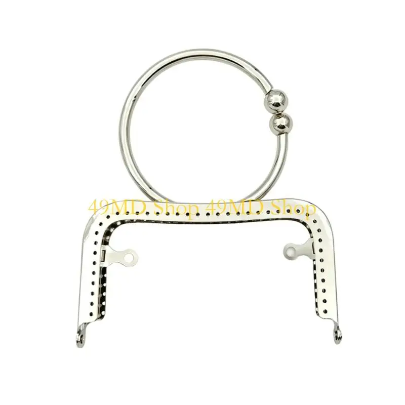 49MD 12.5Cm Concave Waist Smooth O Rings Bracelet Purse Frame For Handbag DIY Craft And Bag Repair
