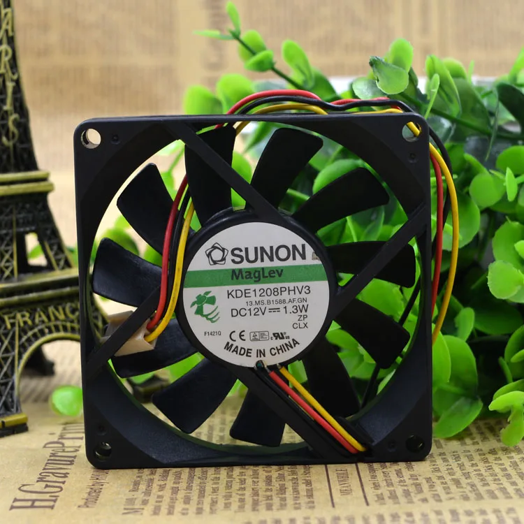 NEW ORIGINAL KDE1208PHV3 12V 1.3W 8015 80*80*15mm 8cm COOLING FAN
