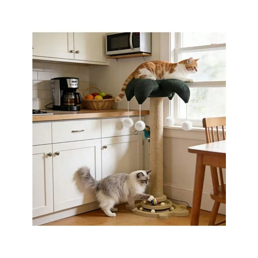 【New style】Cat Scratching Pole, Clown Hat Vertical Cat Scratching Plate, Cat Litter Sisal Cat Scratching Plate, Cat Climbing Fr