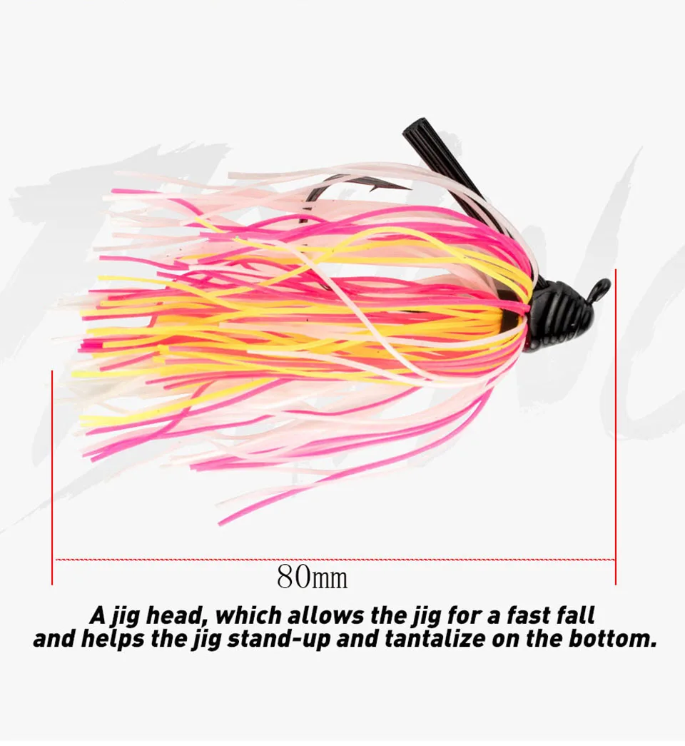 Walk Fish 1 Stück Chatter bait Köder 7g 10g 14g Spinner Köder Angeln Köder Jig Head Buzz bait für Bass Hecht Zander Spinner bait Angeln – Detail 3