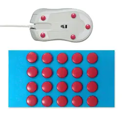MouseGlide Stickers Dots UniversalMouse SkatesMouse Foot Glide Feet Sticker Self-Adhesive E-Sports Equipment For Game