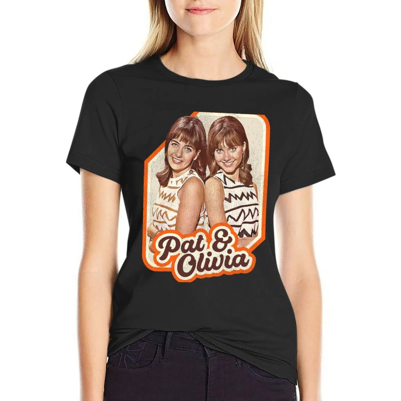 

Pat and Olivia T-Shirt shirts graphic tees tees tops aesthetic clothes Women's clothing