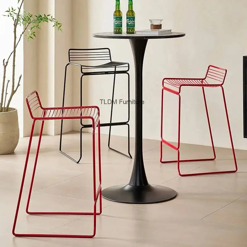 

Kitchen Accent Bar Stools Reception Desks Counter Throne High Designer Bar Chairs Black Height Sillas Para Comedor Furniture