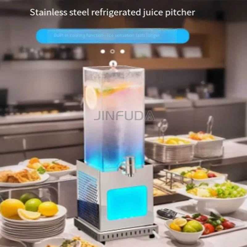 3L Beer Cooler Tower Draft Beer Juice Drink Beverage Dispenser with LED Light