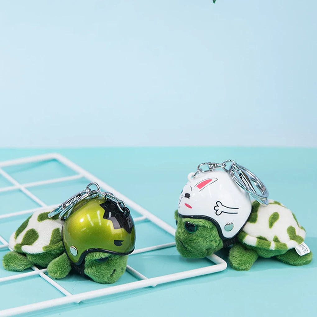 Plush Keyring Keychain Easy To And Keeping Keys In Place Helmet Sea Turtle Keychain Turtle Keychains