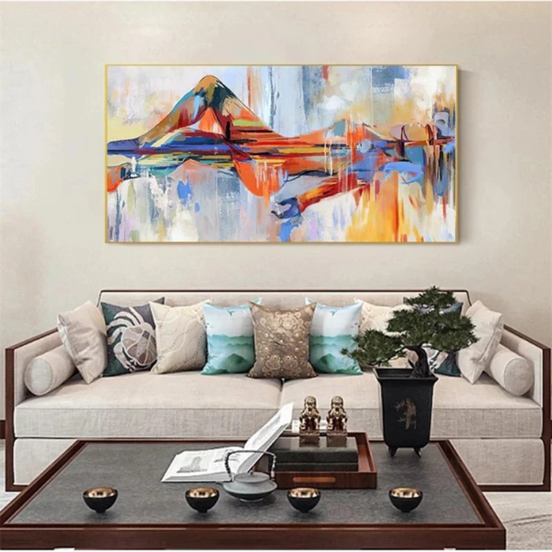 Modern Minimalist Single Abstract Sleeping Woman Painting Wall Art Hanging Painting Home Living Room Bedroon Decor Art