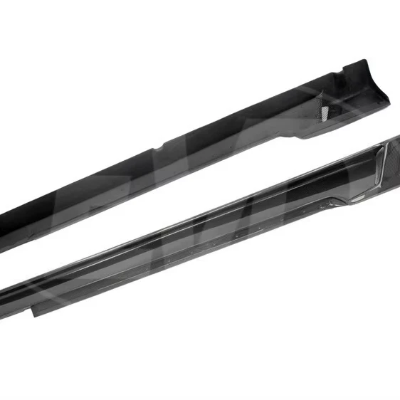 

For Chevrolet Camaro V6 V8 2010-2013 Evd Style Carbon Fiber Side Skirts