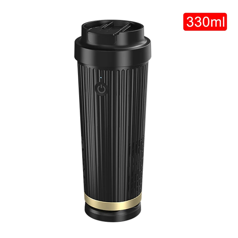 330ML 36W 12V Kettle Coffee Mug Intelligent Cooling Heating Stainless Steel Vacuum Cup Car Thermos Mug Cigar Lighter Adapter