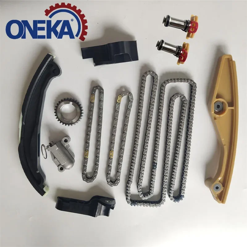 ONEKA Timing Chain Kit for Ford Edge Expedition Explorer F150 Taurus Transit Mustang Lincoln MKX Mark Navigator 3.5L/3.7L