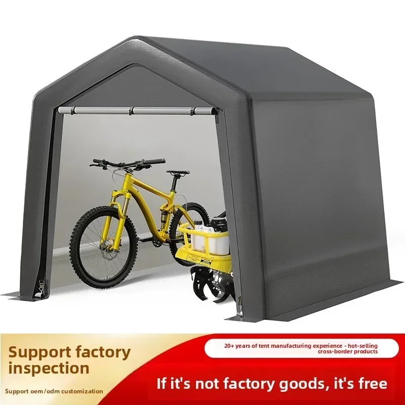 Durable Outdoor motorcycle shed, rainproof, dustproof, sunscreen, carport, storage room, canopy, garden, storage shed, garage