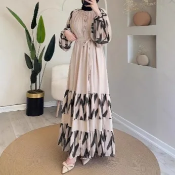 Fashionable Muslim Abaya Women Dubai Fancy Dress Abaya Prom Long Maxi Dresses Dubai Luxury Turkey Islam Clothes Kaftan Robe