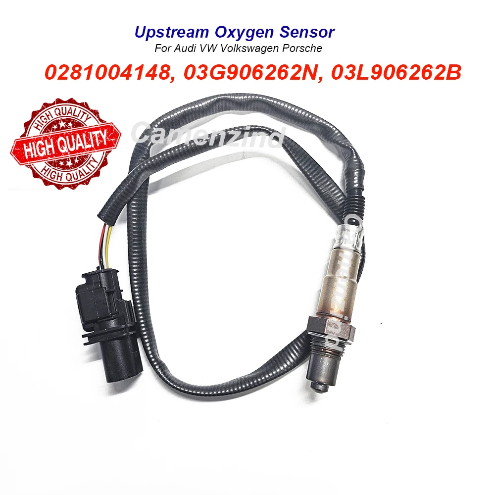 

Upstream Oxygen Sensor 0281004148 03G906262N 03G906262F 057906262D For Audi Volkswagen Skoda A9061531228 059906262J 03C906262D