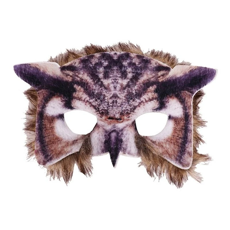 Y5GC Bunny Owl Mask Halloween Cosplay Costume Prop Party Gift for Women Men