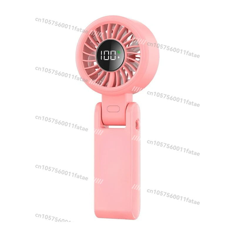 

Digital Display Handheld Small Fan Large Wind Charging Cooling Hand Fan