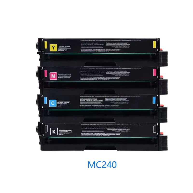 

4 colors compatible Ricoh MC240 toner cartridge for MC240FW PC200W color printer No chip