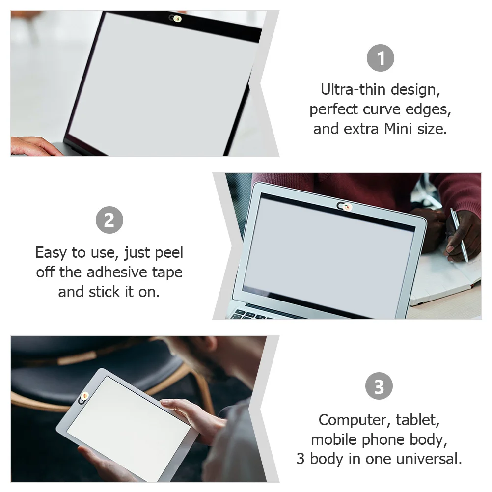 

6Pcs Webcam Privacy Covers Ultra Thin Laptop Cover Slide for Computer Mobile Tablet Anti Hacking Protector