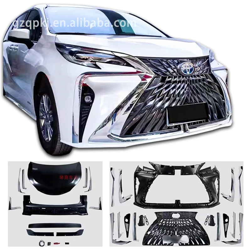 

Longxing Version Front Bumper Rear Bumper Hood Suitable for Toyota Siena Body Kit