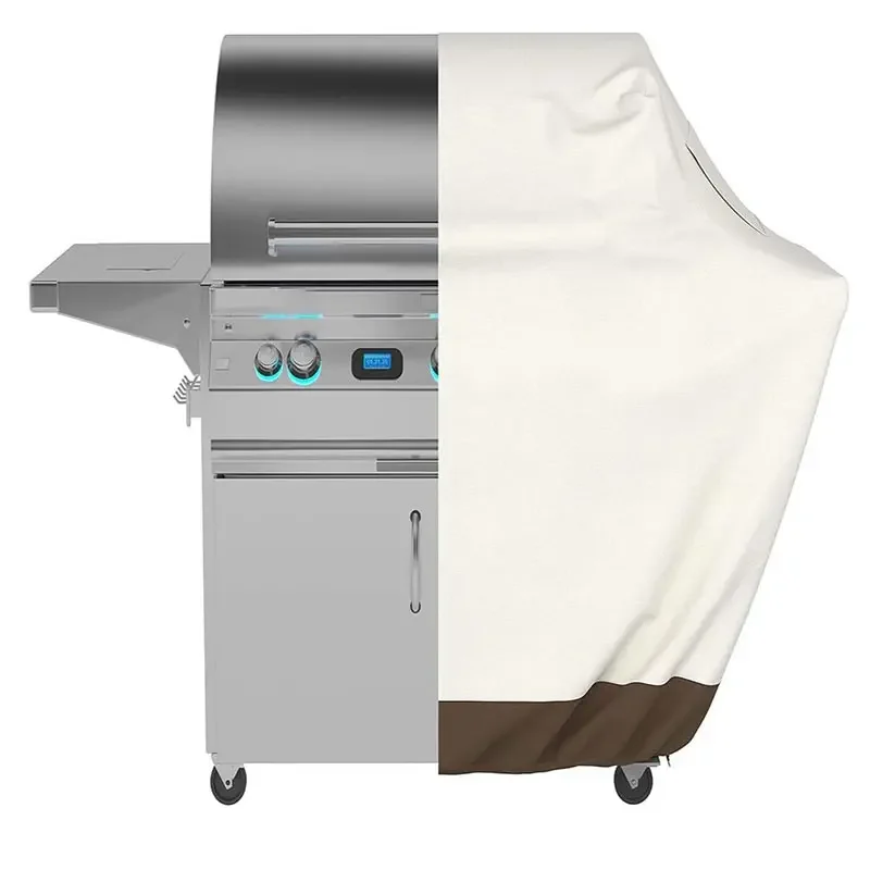 210D Oxford BBQ Cover,Outdoor Grill Cover All-Season Universal BBQ Hood ,Suitable for Camping and Barbecue Essential Accessories - view 4