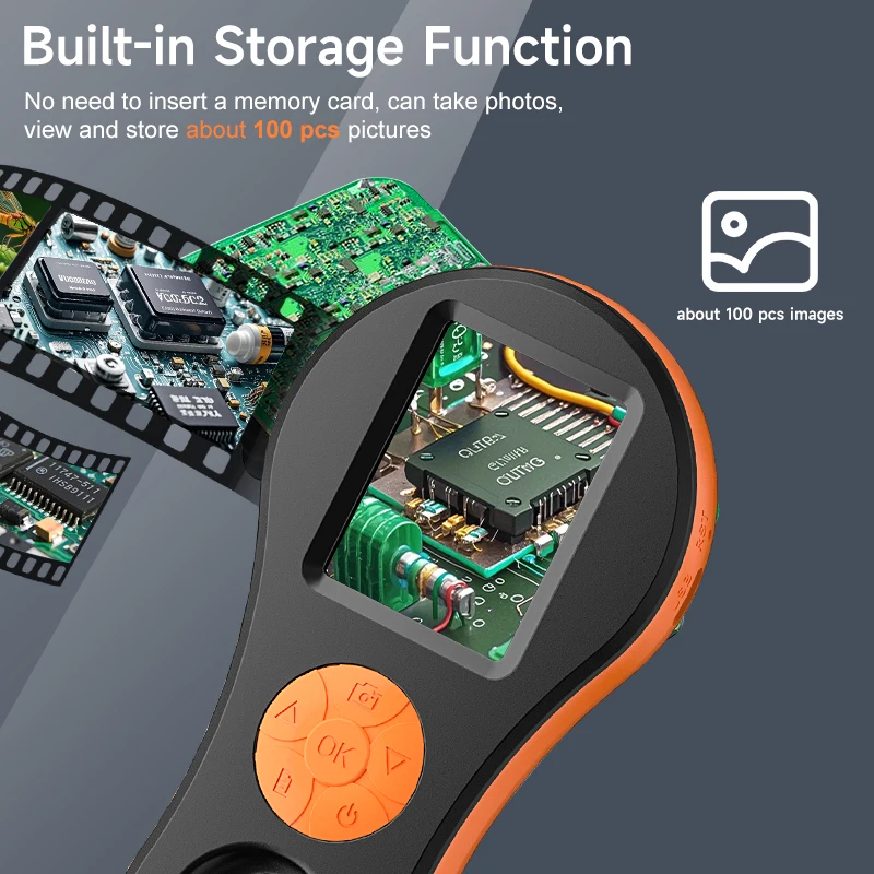 2,0-дюймовая ручная цифровая лупа IPS HD 1080P Портативный микроскоп Migfying Glass для ремонта электроники Проверка ювелирных изделий