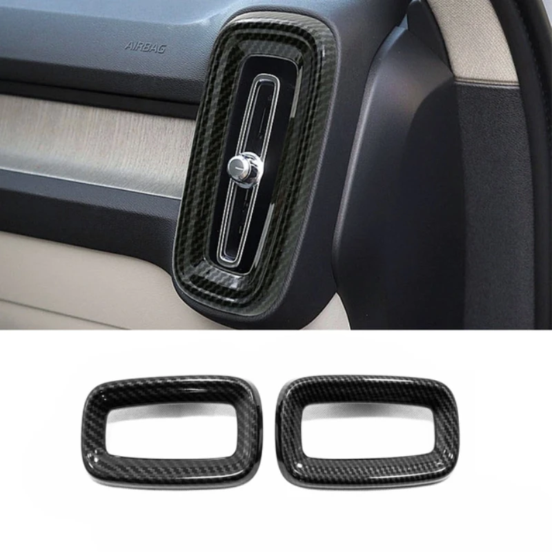 Voor Volvo XC40 2019 2020 2021 2022 Koolstofvezel Auto Accessoires Venster Swtich Cover Versnellingspook Panel Cover Luchtuitlaat Cover Lhd
