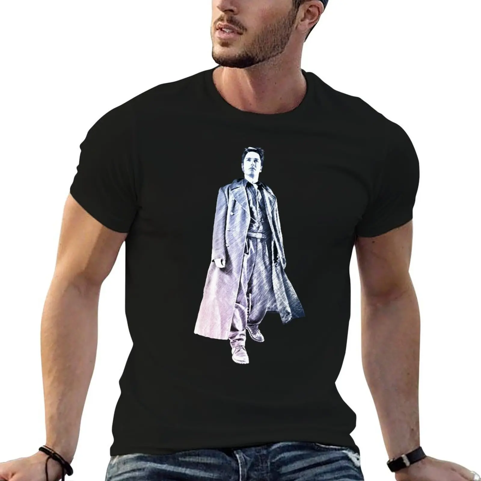 

Captain Jack Harkness T-Shirt man t shirts high quality luxury brand t shirts for man cotton t shirt man casual T-Shirt