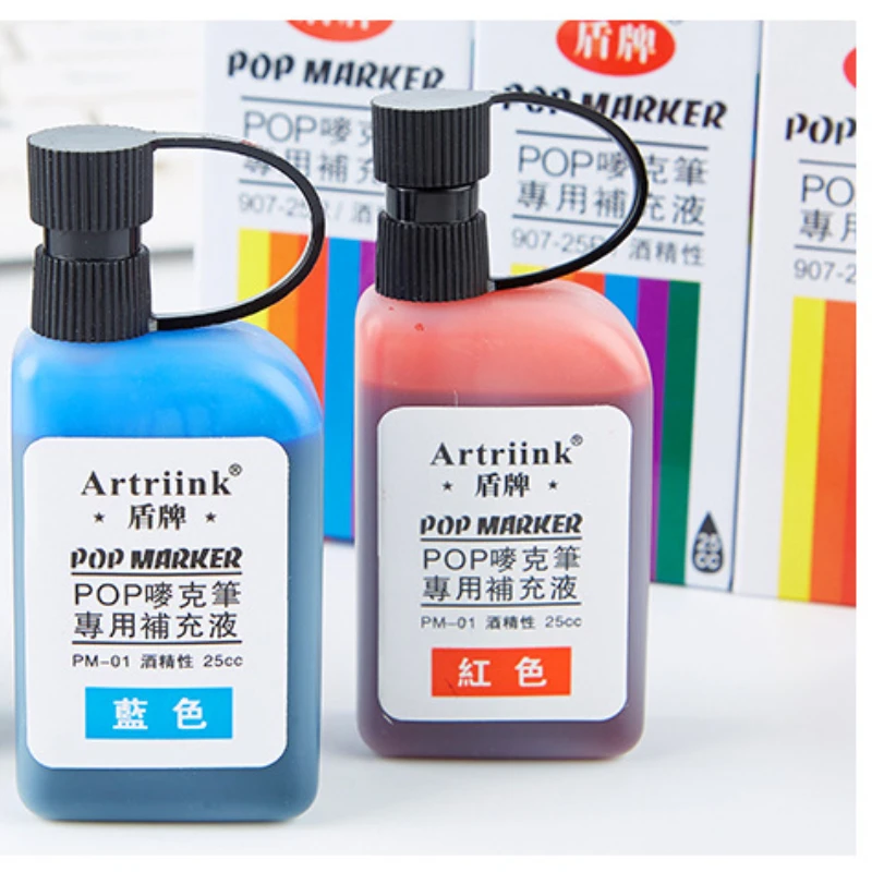 

24-цветные водонепроницаемые экологически чистые пигментные чернила на масляной основе для маркеров для досок