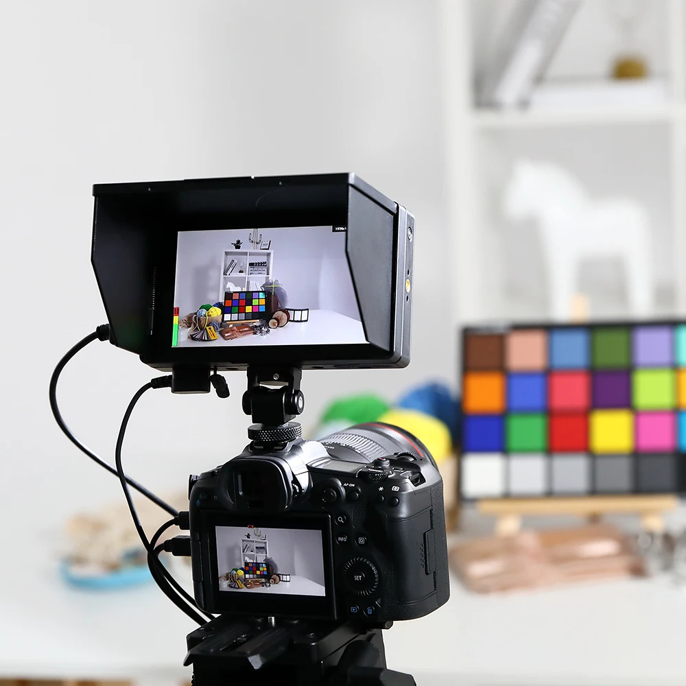 Godox Photography 4K Monitor GM55 5.5 Inch on Camera DSLR 3D LUT Touch Screen IPS FHD 1920x1080 Video 4K HDMI Field Monitor DSLR