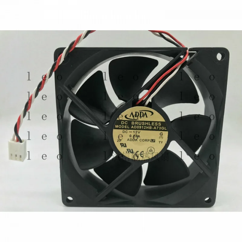 DD  1 PCS  for ADDA Fan AD0912HB-A73GL DC12V 0.25A 92*25MM cooling fan 3 Pin