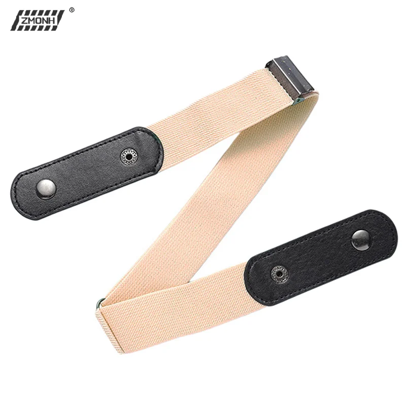 

[H]Buckle-Free Waist Belt For Jeans Pants,No Buckle Stretch Elastic Waist Belt For Women/Men,No Hassle Belt