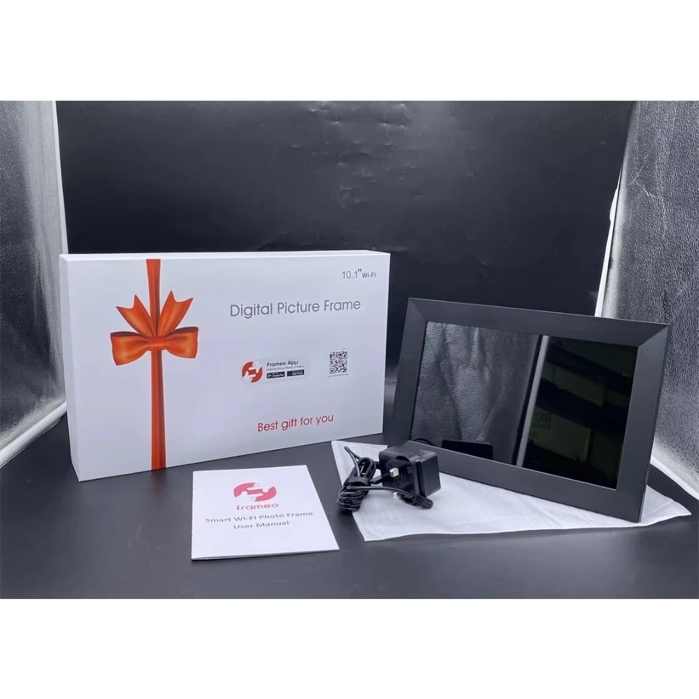 Android IPS Screen 10.1 Inch Wifi Frameo Digital Photo Frame with App