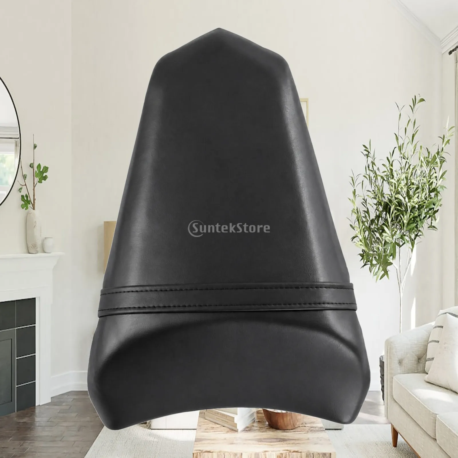 Motorcycle Rear Seat with Mounting Base Stylish Rear Seat Cushion Pillion Pad Long-Lasting Removable for Passengers