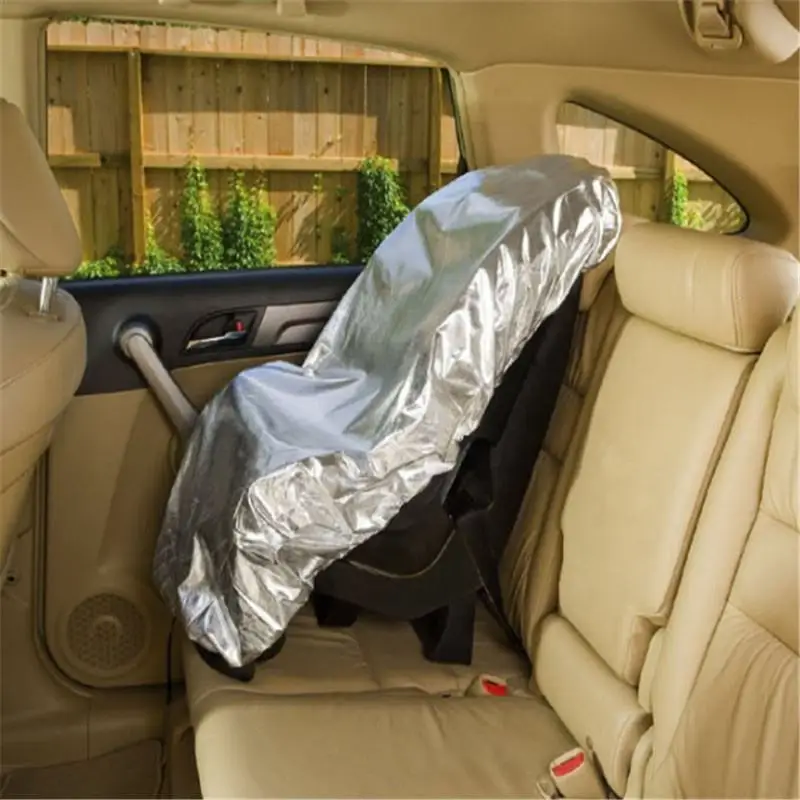 1 PC Universal Children's Car Safety Seat Sunshade Baby Kid Dust Cover Sunscreen Blocking Ultraviolet Heat Insulation Seat Cover