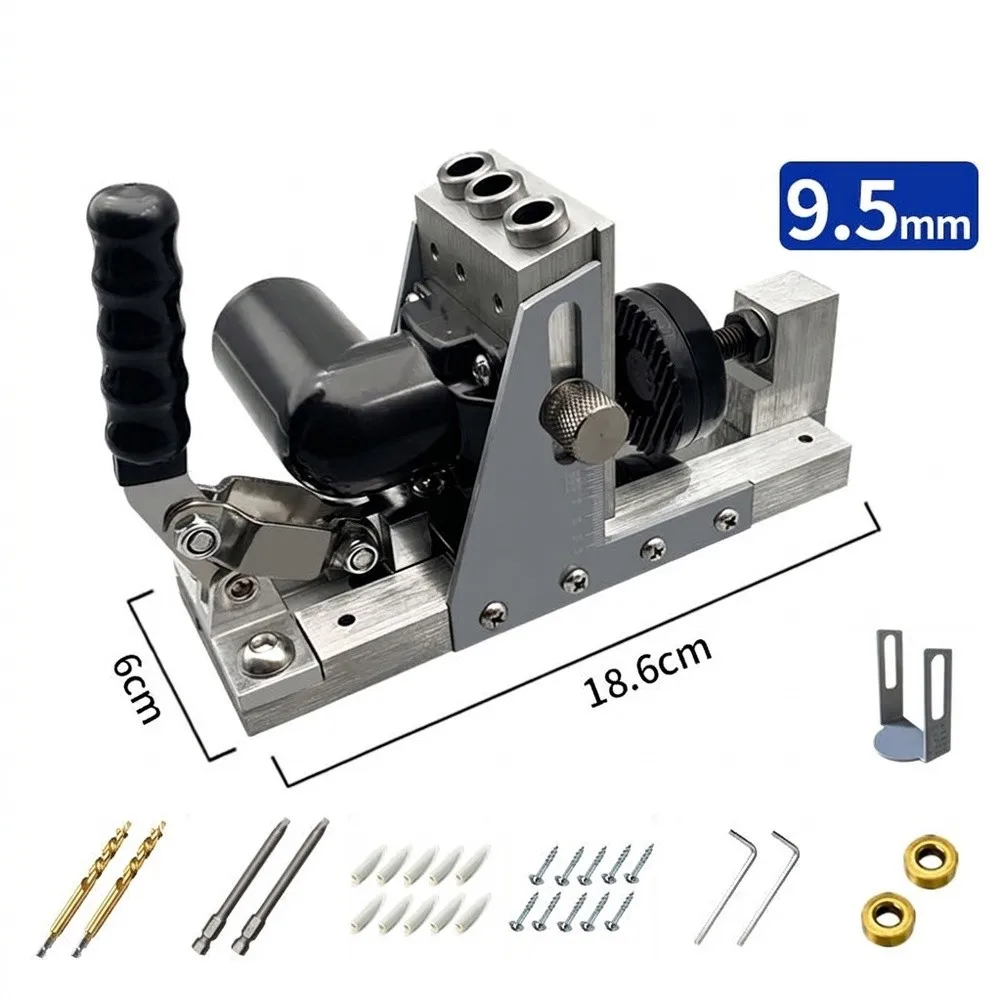 Pocket Hole Jig Kit Supporting For 9mm and 9.5mm Drill Bit Sizes for Efficient For Furniture and Cabinet Building