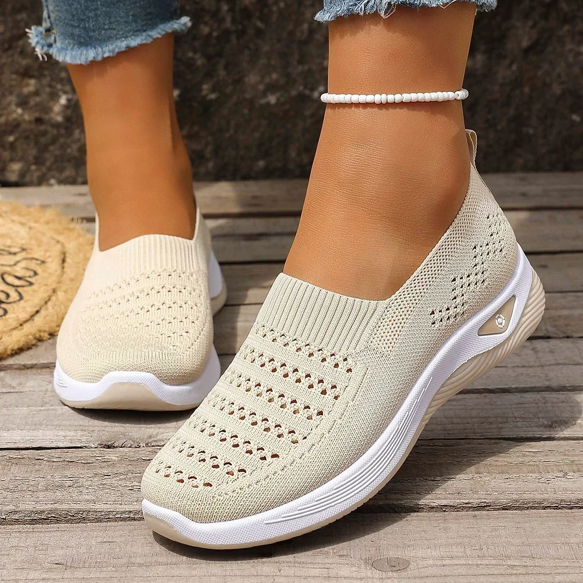 Atmungsaktive Freizeitschuhe Rutschfeste Outdoor-Sneaker für Tägliches Pendeln – Detail 8