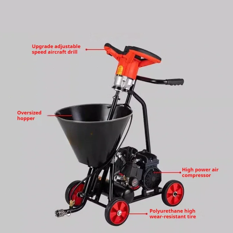 Multifunctional Waterproof and Fireproof Paint Putty Foundation  Diatom Mud Cement Grouting Spraying Machine