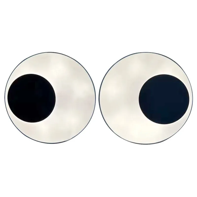 Dynamic plane eye shape store decoration