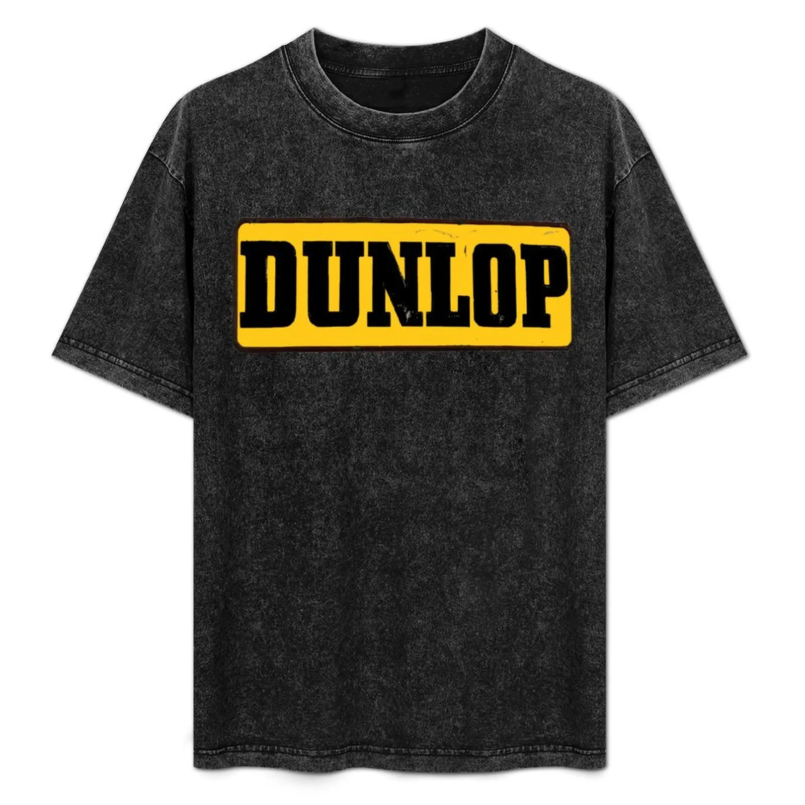 Vintage Dunlop tyres T-Shirt Fashion Graphic Tee for Men