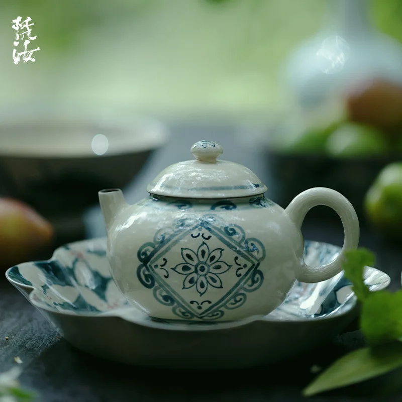Fanyu Vintage Hand-Painted Floral Pattern 