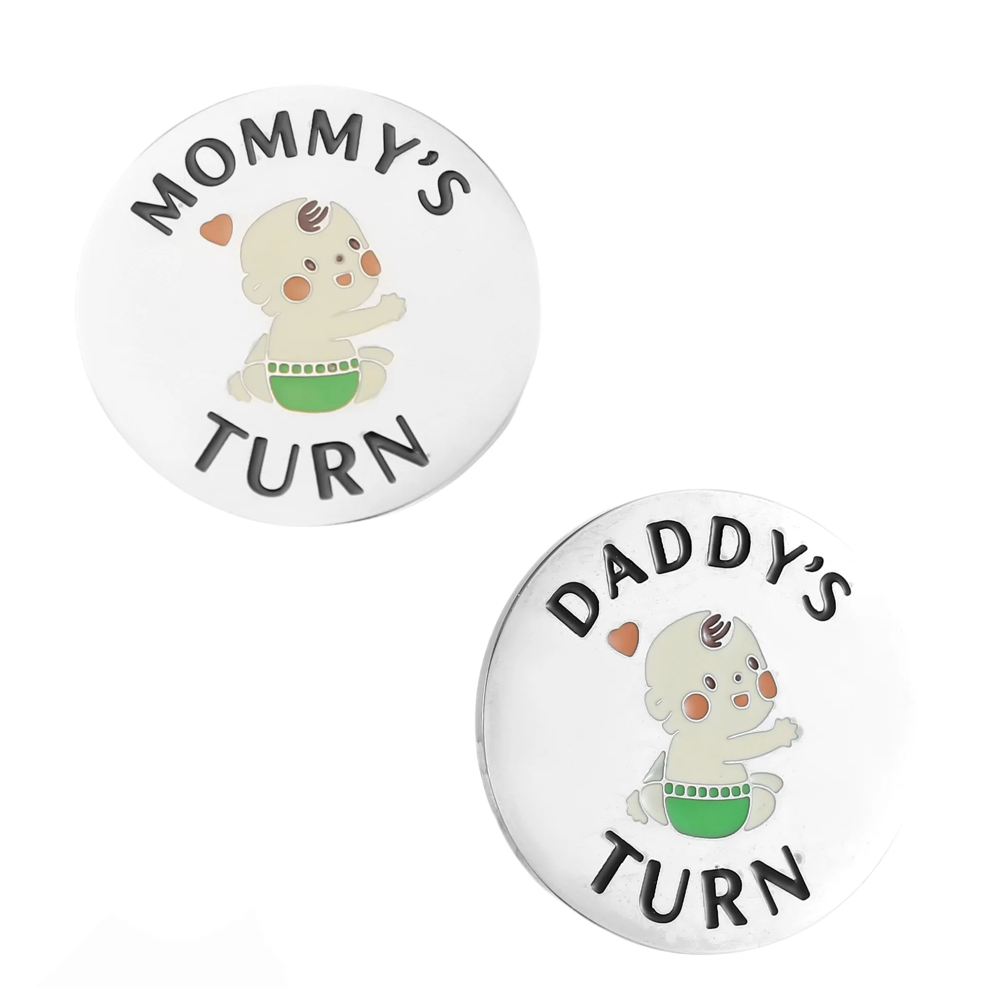 New Parent Decision Coin Funny Pregnancy Gifts for First Time Moms Dads, Cute New Parents Gift Mommy Daddy Couples Gift Ideas