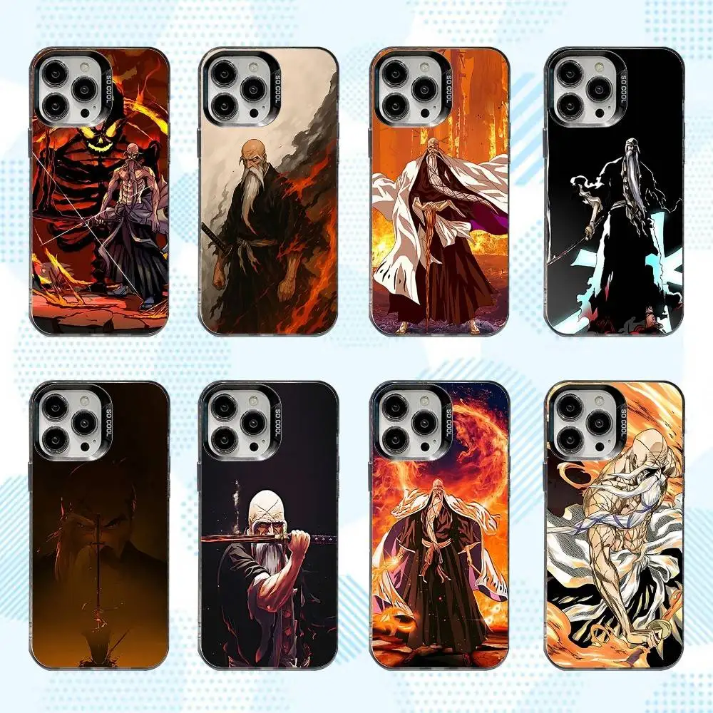 

G-Genryuusai Anime BleachS Phone Case For iPhone 16,15,14,13,12,11,Mini,Pro,SE,MAX White Matte Shockproof Cover