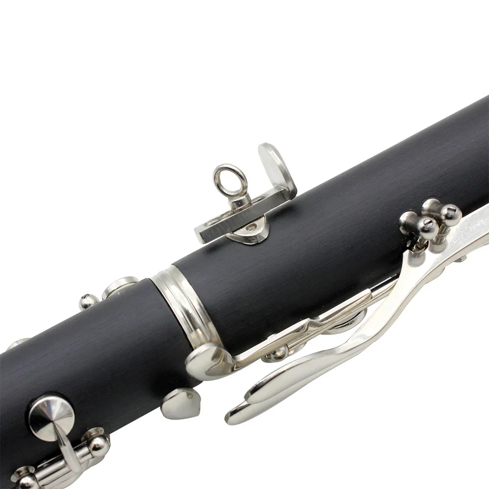 SLADE Clarinetto in Sib 17 tasti Bachelite in legno Strumento professionale a fiato Clarinetto tenore con scatola Reed Parti di strumenti musicali