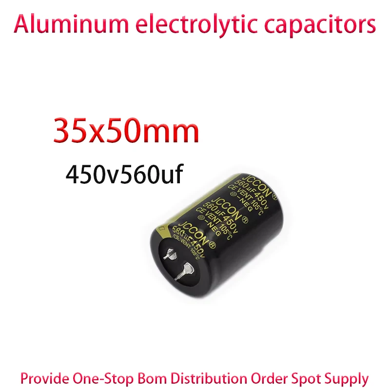 450v560uf 450v size 35x50mm black gold inverter frequency converter welding machine ultrasonic new capacitor 10PCS