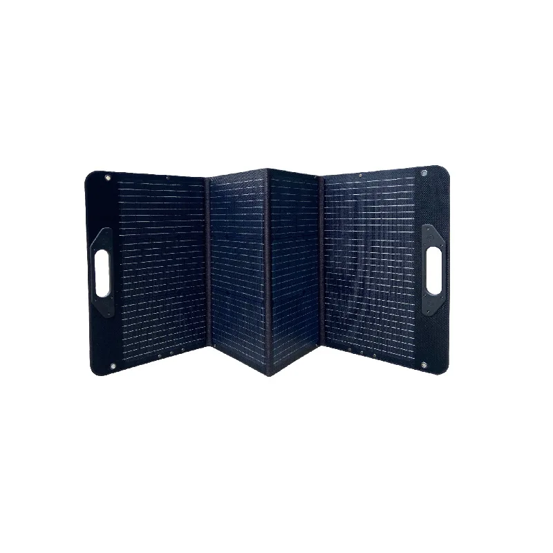 للوحة طاقة شمسية 100W18V ETFE مغلفة أحادية البلورية 4 أضعاف تيار مستمر/USB #1