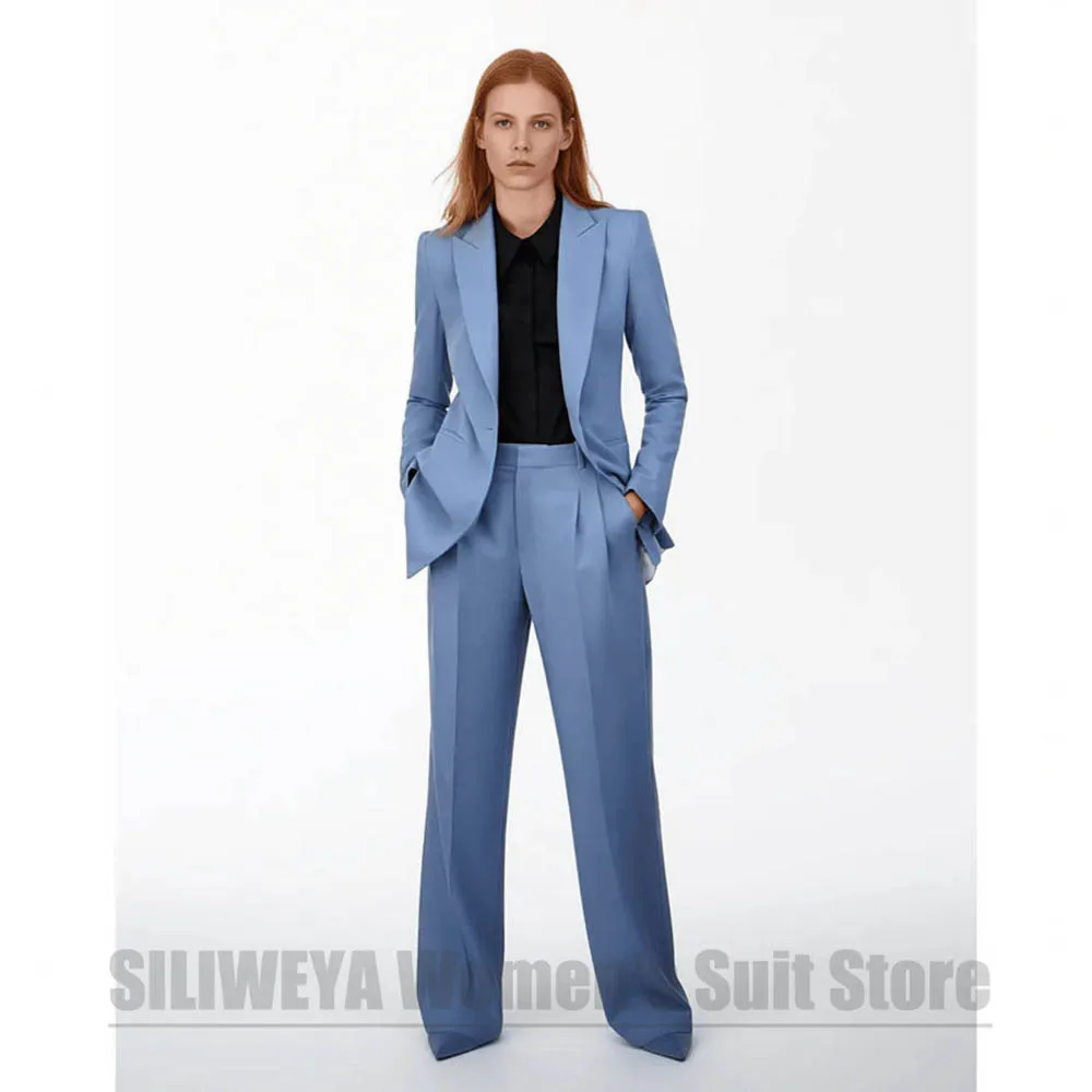 

Women's Suit Elegant Formal Office Single Button Casual Outfit Chic Workwear Fashion Party Wedding Guest Two Piece Suits
