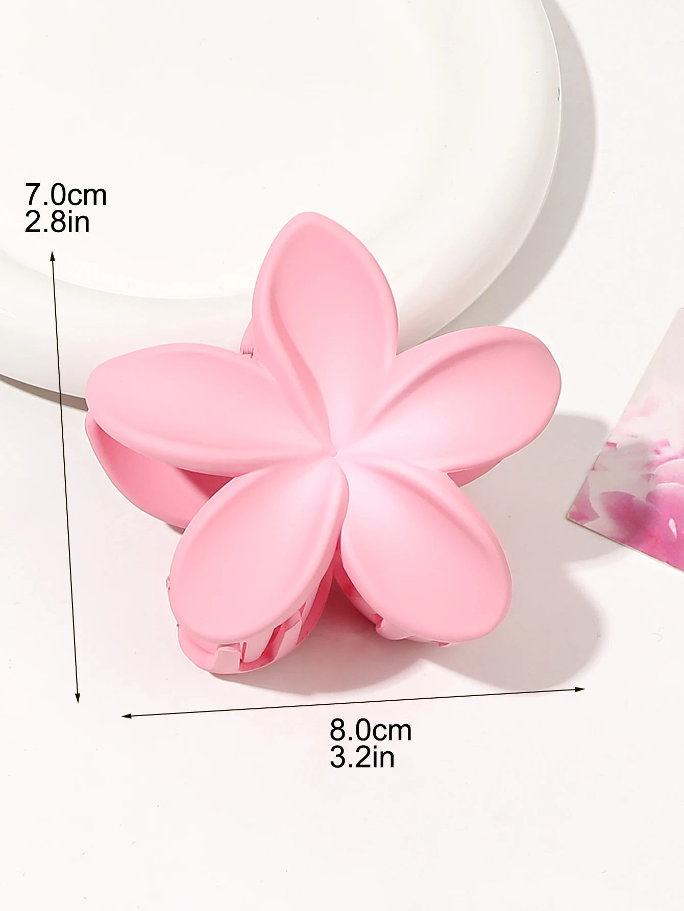 6Pcs Flower Hair Claw Clips,Hawaiian,Cute Banana Clip for Thick Thin Hair,Accessories for Women Girls Holiday Gifts