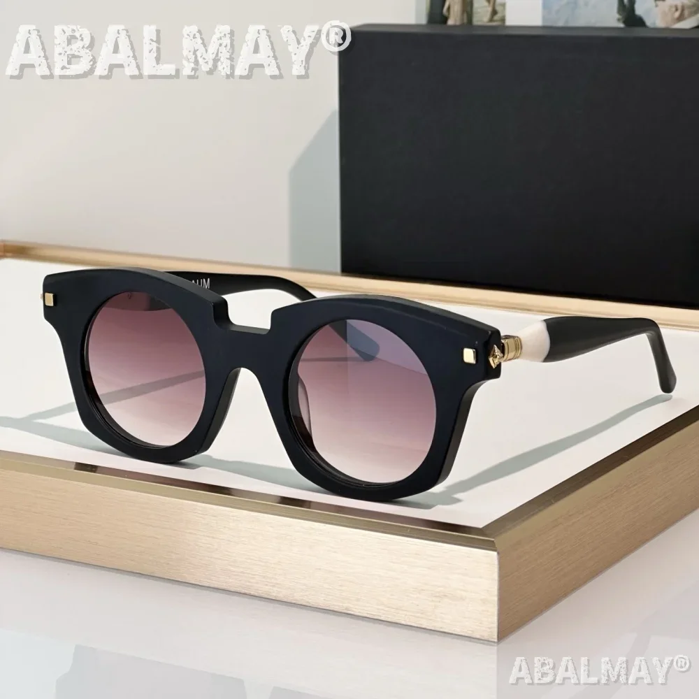 نظارات شمسية عالية الجودة للرجال والنساء Maske J6 مقاس 46-25 نمط UV400 ريترو موضة تصميم خاص نظارات شمسية مع صندوق