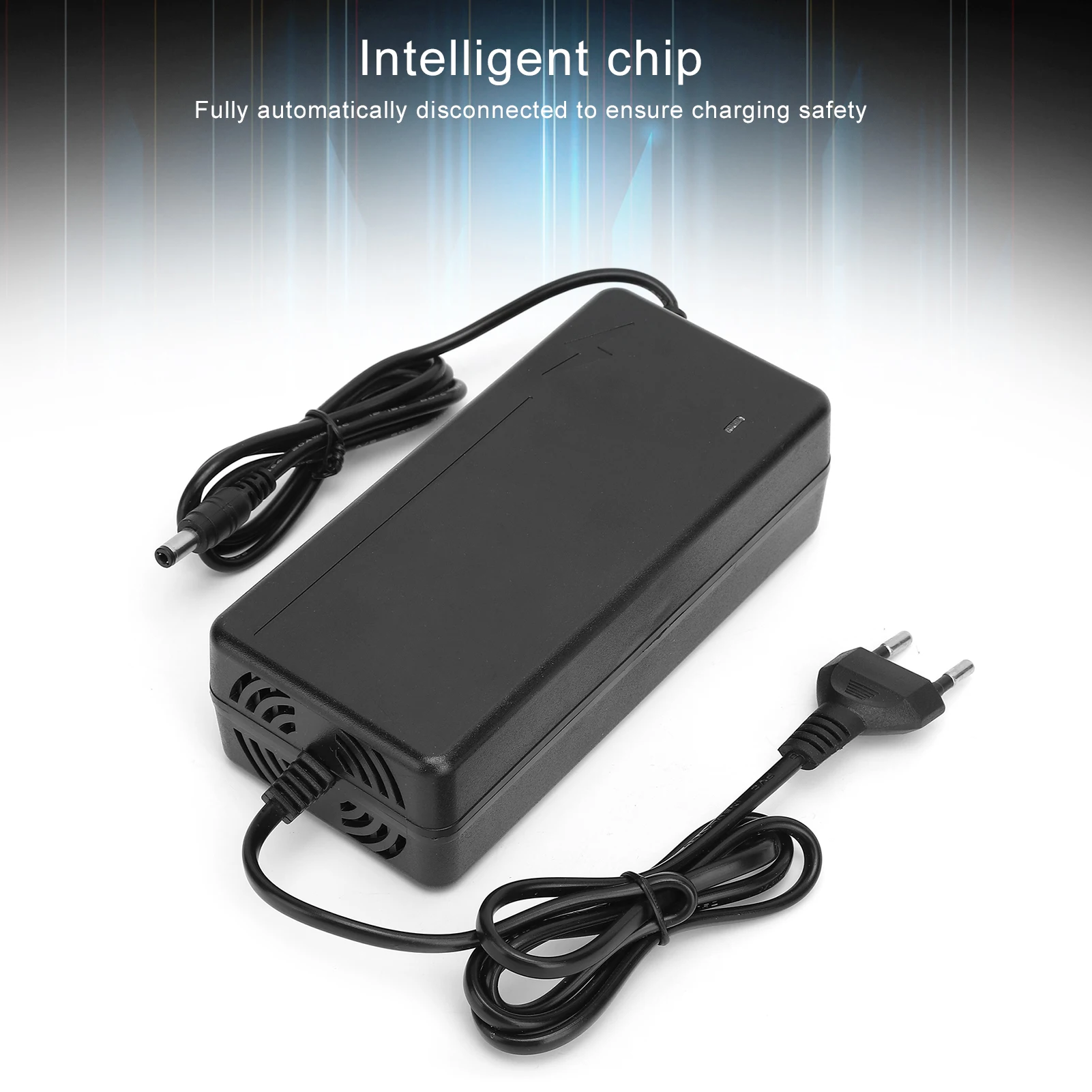 54.6 فولت بطارية محول شحن البطارية 54.6 فولت/2A محول الطاقة 5.5 مللي متر التوصيل بطارية ليثيوم محول الطاقة